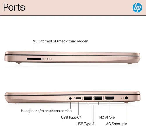 Miniatura 9 de HP - Laptop insignia de 14" 2025 con potencia de IA, para oficina y estudiantes, duración de vida útil, CPU Intel de 4 núcleos, 16 GB de RAM, 628 GB