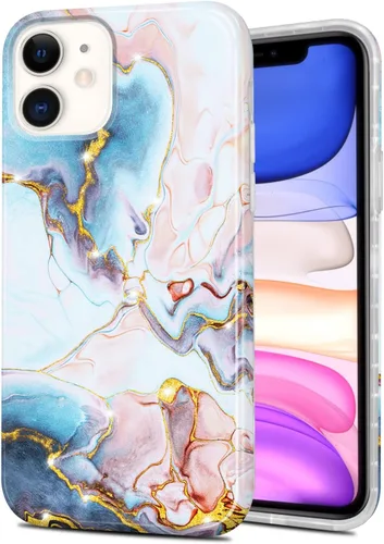 Miniatura 8 de Funda para iPhone 11 con purpurina dorada, delgada, a prueba de golpes, flexible, funda de TPU de silicona suave para iPhone 11 de 6.1 pulgadas