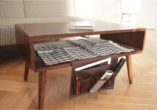 Miniatura 6 de Organizador de Almacenamiento para Mesita de Noche, Caddy para Mesita de Noche, Organizador de Almacenamiento de Armario de Mesa, Control Remoto