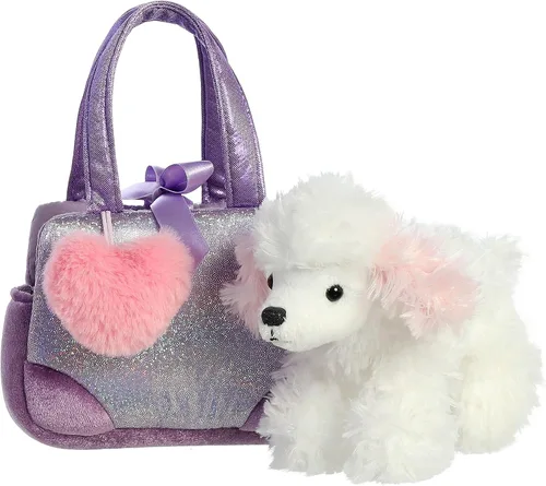Miniatura 5 de Aurora® Fashion Fancy Pals™ Trendy Sparkle Purple™ - Peluche con elegante bolso para divertirse con disfraz, perfecto para niños de 3 años