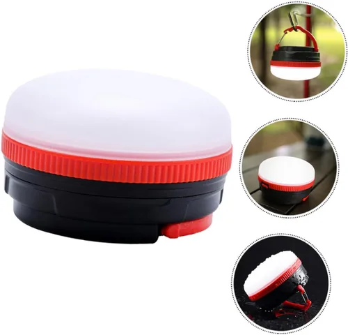 Miniatura 7 de Luxshiny LED Camping Lamp Portable Mini Tent Light with Brightness Lightweight Hanging Design for Outdoor Hiking Backpack Emergency Kit