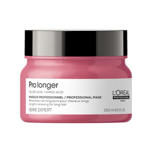 L'Oréal Professionnel Paris Máscara profesional más larga: reduce la rotura y la apariencia de las puntas abiertas para tipos de cabello fino y