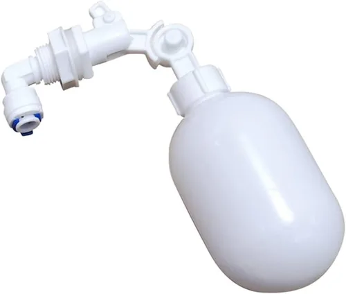 Tubo de 1/4 de pulgada de filtro de agua Válvula de bola flotante Nivel de líquido ajustable para ósmosis inversa de agua RO Sistema de ósmosis