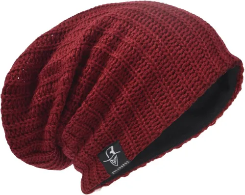 Miniatura 26 de Gorro de punto holgado con calavera de gran tamaño para hombre tipo skullcap