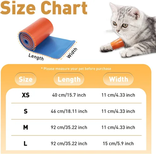 Miniatura 2 de Férula de fijación para mascotas, férula para mascotas para perros/gatos, espuma de polímero impermeable, resistente, corte arbitrario, soporte
