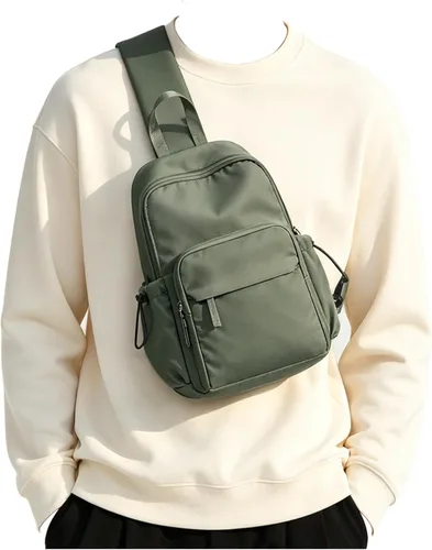 Miniatura 13 de SEAFEW Mochilas tipo bandolera tácticas, negro - pequeño, Mochilas Sling