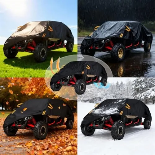Miniatura 4 de UTV Cover for CFMOTO UForce 1000 XL (Four-Seat) 2021-2026, Waterproof & Heavy Duty Protection, Fits Most UTVs, All Weather Outdoor Use, Easy to