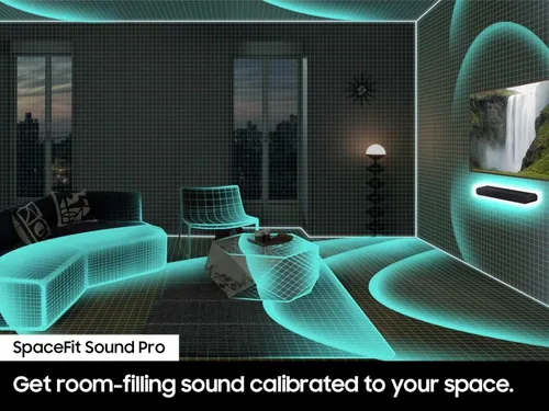 Miniatura 5 de Samsung Barra de sonido, Serie B (HW-B400F), 2.0 canales con woofer incorporado, mejora de voz y modo nocturno, expansión de sonido envolvente