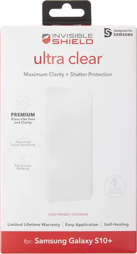 Miniatura 6 de ZAGG Invisible Shield Ultra Clear – Protector de pantalla de grado militar – Hecho para Samsung GS10 – Compatible con fundas