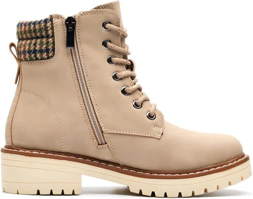 Miniatura 6 de DeYashopin Botas de senderismo antideslizantes para mujer, botas casuales para exteriores