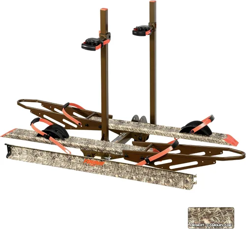 Miniatura 12 de Young - Portabicicletas para 2 bicicletas, plataforma para montaje en autos, camiones y minivans, compatible con bicicletas con ruedas de hasta 5