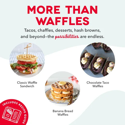 Miniatura 5 de Dash Mini Waffle Maker- Compact Electric Iron for Creative Homemade Treats - PTFE nonstick surface - Easy-to-Clean - Perfect for Kids & Families