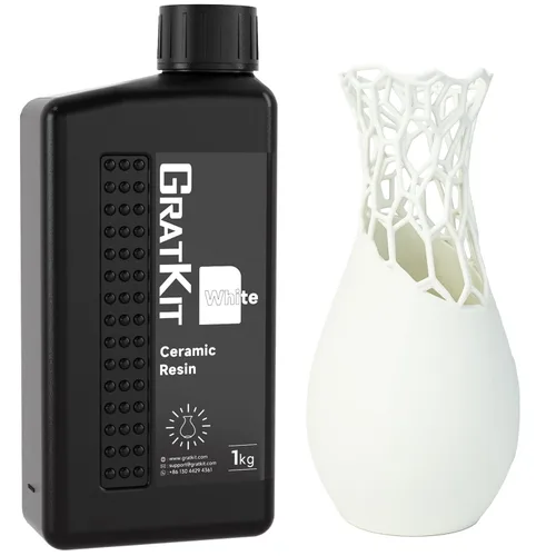 Miniatura 10 de GratKit Resina rígida 8K 10K, impresora 3D, resina de fotopolímero de curado UV de 405 nm, resina de impresión 3D de bajo olor, 35.27 oz, color negro