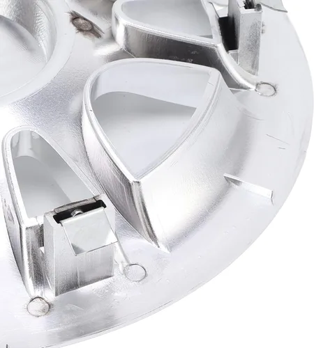 Miniatura 4 de Aramox Cubierta de cubo de rueda, 4 piezas de 8 pulgadas para cubo de carro cromado, protector de llanta para carrito