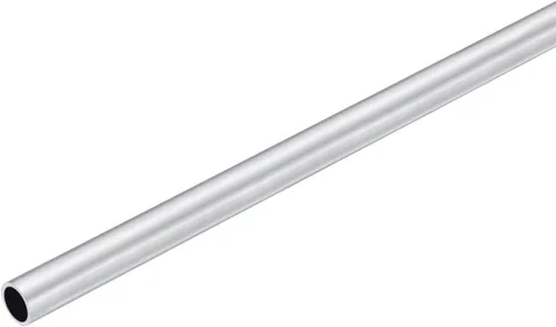 Miniatura 50 de uxcell Tubo redondo de aluminio 6063 0.157 in OD 0.118 in diámetro interior 11.811 in longitud tubería
