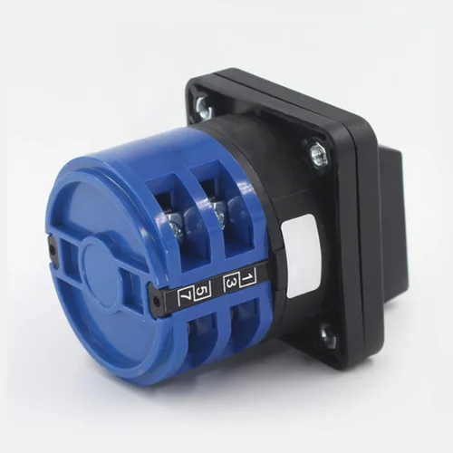 Miniatura 2 de Interruptor selector de cambio universal, interruptor de transferencia de energía, 3 posiciones 8 terminales, LW26-63/2 380V 32A Motor, Generadores