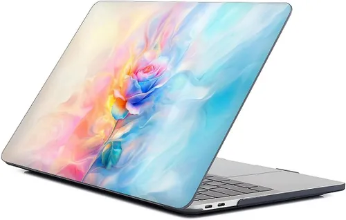Miniatura 15 de para MacBook Pro de 13 Pulgadas Versión 2013-2015 Modelo A1425/A1502 Estuche para Computadora Negro, Estuche Rígido para Laptop de Patrón Premium