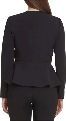 Miniatura 3 de DKNY Womens Peplum Zip Front Blazer Jacket