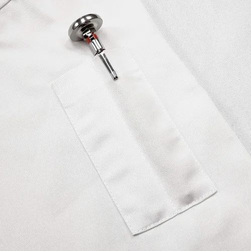 Miniatura 6 de ChefsCloset Abrigo de chef bordado blanco personalizado chaqueta de chef 3XL