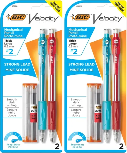 Miniatura 5 de BIC Velocity - Lápiz mecánico original, punta gruesa (0.035 in), 2