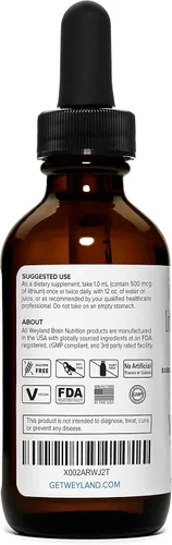 Miniatura 3 de Gotas de litio líquido iónico Magnesio, sodio, potasio, litio Salud del cerebro Gotas de minerales traza 2.0 fl oz (2 onzas líquidas)