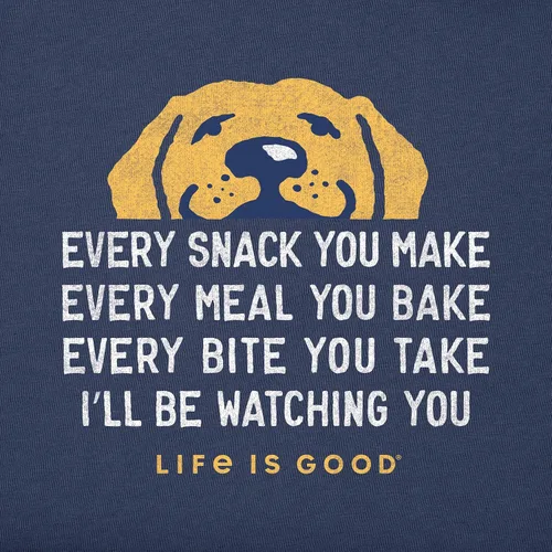 Miniatura 3 de La vida es buena. Camiseta para hombre Crusher I'll Be Watching You, gris