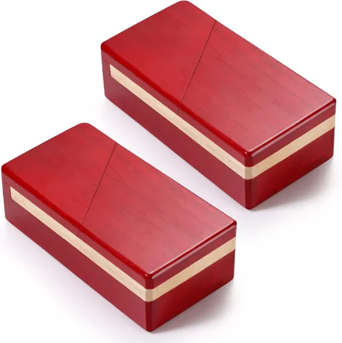 Zhanmai Paquete de 2 cajas de rompecabezas imposible de madera, caja secreta de rompecabezas con cajón, mini rompecabezas 3D, regalo mágico de