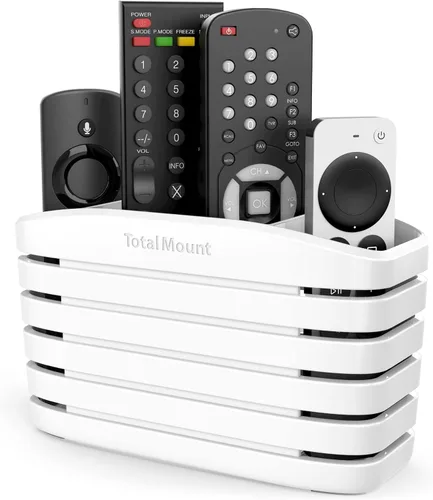 Miniatura 8 de TotalMount Remote Control Holder – Premium Quality and Extra Stable to Place Near Your TV, Bed, or Table (Medium – Fits Three Remotes, Premium Black)