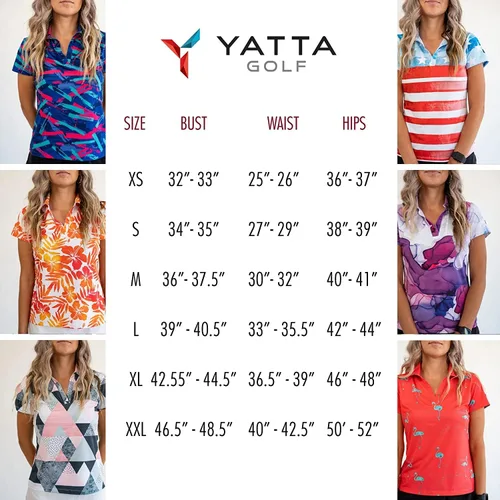 Miniatura 4 de YATTA GOLF Polo de golf de manga corta para mujer