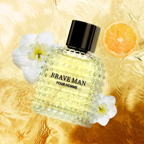 Miniatura 4 de Brave Man - Perfume natural para hombre Brave Man Pour Homme para hombre Eau de Parfum Colonia para hombres, gran sabor natural para uso diario