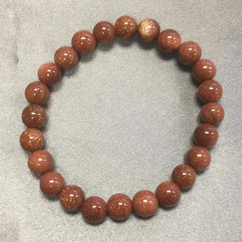 Miniatura 163 de Gem Avenue Handmade Round Bead Stretch Bracelet Unisex Natural Stone Beaded Jewelry for Men & Women, Elastic Wristband for Daily Wear