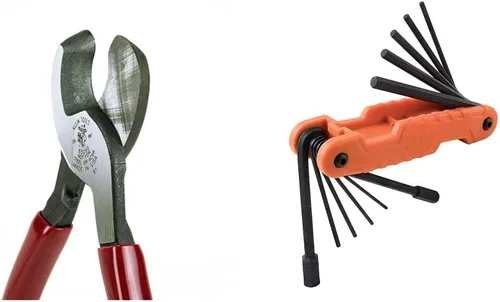 Klein Tools Juego de llaves hexagonales y cortador de cables