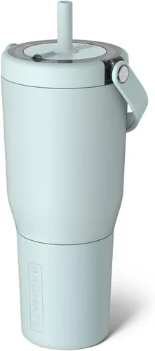 Miniatura 47 de BrüMate Resa - Vaso de viaje 100% a prueba de fugas de 25 onzas con asa y pajilla, popote SoftSip flexible, funda de silicona para mayor