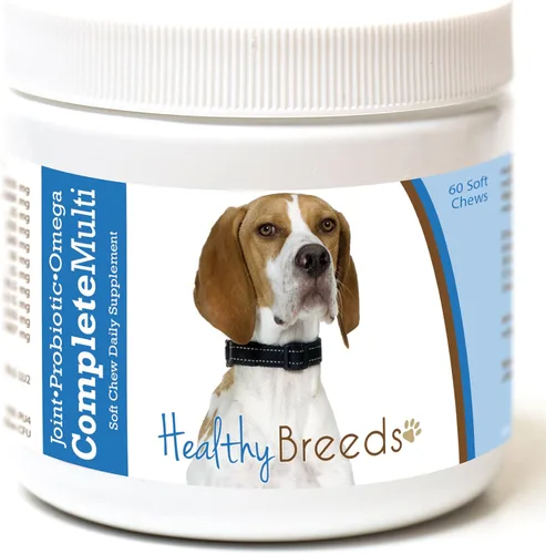 Miniatura 287 de Healthy Breeds Pug todo en uno multivitamínico suave masticable 60