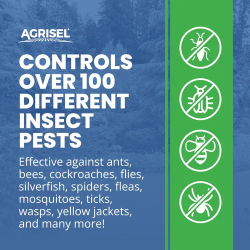 Miniatura 2 de Agrisel Zone Plus - Control de insectos y plagas, amplio espectro, para interiores y exteriores, eficaz contra 100 plagas, ecológico, 16 onzas