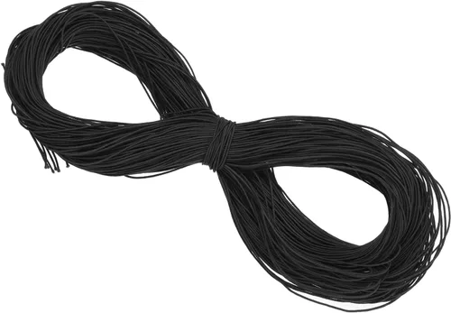 Miniatura 102 de PATIKIL Cuerda elástica elástica de 109 yardas (328.1 ft), cuerda elástica pesada de 0.059 in, albaricoque para manualidades, correas de gancho
