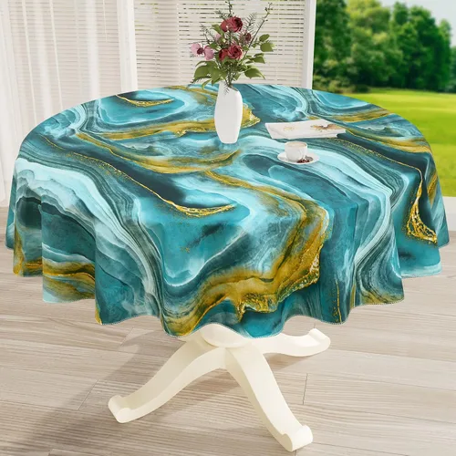 Miniatura 37 de misaya Mantel rectangular de vinilo impermeable, mantel lavable con reverso de franela, mantel de plástico para cena, picnic, interior y exterior