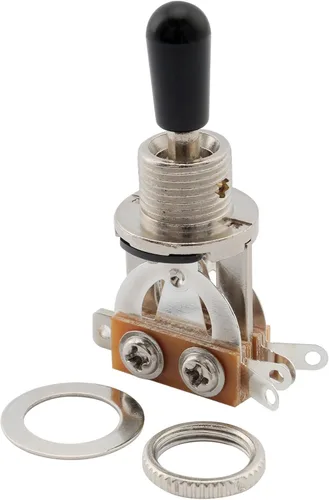 Miniatura 6 de Musiclily Interruptor de palanca de guitarra recta corta métrica básica de 3 vías, selector de pastilla para guitarra eléctrica estilo LP, punta