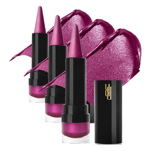 Miniatura 11 de Brillo labial metálico metalicious de Black Radiance The Lip Sculptor Piedra preciosa de amatista (Lavanda clara)