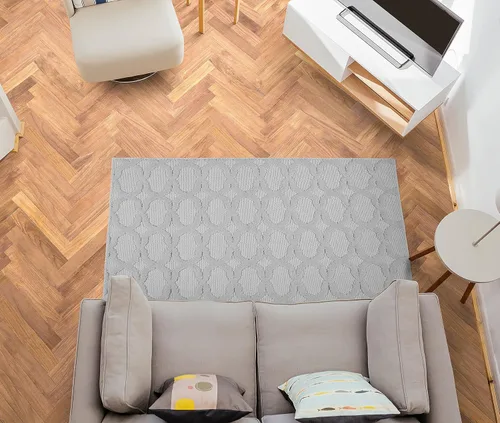 Miniatura 187 de Garland Rug Sparta - Alfombra antideslizante de polipropileno de 2 pies x 12 pies, color negro, ideal para salas de estar y pasillos, elegante