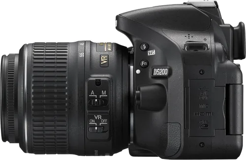 Miniatura 5 de Nikon D5200 24.1 MP CMOS Digital SLR con 0.709-2.165 in f/3.5-5.6 AF-S DX VR NIKKOR Zoom Lens (negro) (Descontinuado por el fabricante)