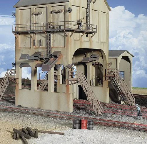 Miniatura 3 de Walthers Cornerstone Serie Kit Escala HO Modern Coaling Tower Gris, 8