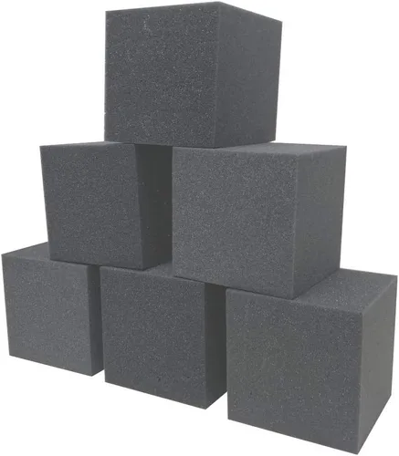 Miniatura 5 de Foamma Blue Foam Pit Cubes/bloques de 8 x 8 x 8 pulgadas, paquete de 10 unidades para gimnasia, freerunning y cursos de parkour, parques
