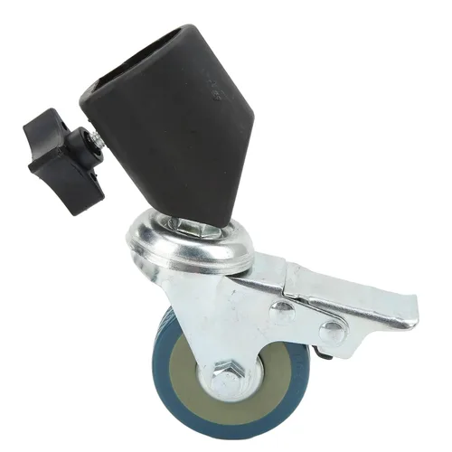 Miniatura 3 de Yctze Juego de 3 ruedas giratorias de 0.866 in para fotografía, soporte de luz, estudio de fotos, soporte de luz de iluminación, ruedas giratorias