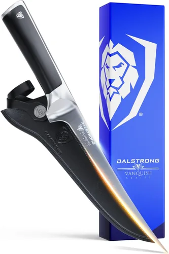 Dalstrong - Cuchillo de filetear - 17.78 cm - Serie Vanquish - Acero alemán forjado con alto contenido de carbono - Mango de POM - Cuchillo de