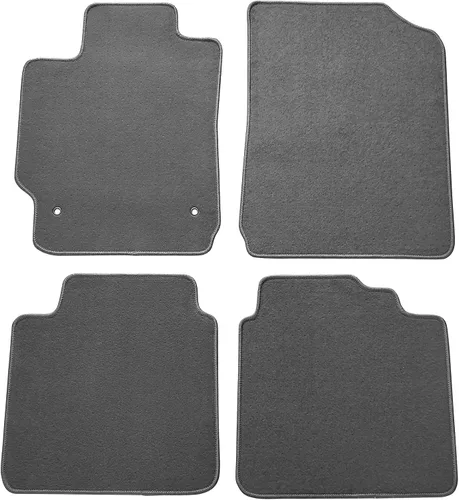 Miniatura 8 de IKON MOTORSPORTS, Alfombrillas compatibles con Toyota Camry 2007-2011, alfombra de nailon beige delantera y trasera, juego de 4 piezas, 2008 2009