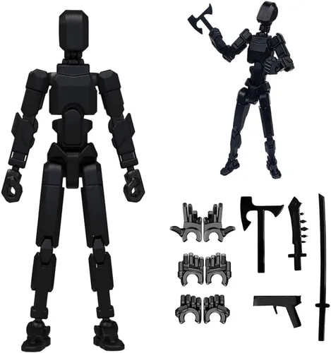 Miniatura 8 de Dumwick Titan 13 Figura de Acción, 2025 Nuevo Robot de la Suerte 13 Figuras de Acción, Figura de Acción Impresa en 3D, Figuras de Robot Dummy 13 5
