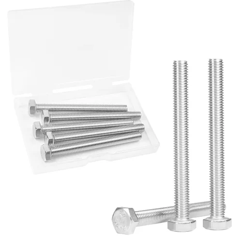 Miniatura 11 de 5 piezas pernos hexagonales M8 M8-1.25 x 120mm pernos de cabeza hexagonal Acero inoxidable 304 M8-1.25mm pernos hexagonales pernos de cabeza