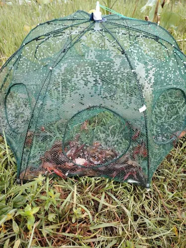 Miniatura 6 de Trampa de pesca plegable mágica, trampa de cangrejos, trampa de pescado, trampa para cangrejos, redes de pesca plegables
