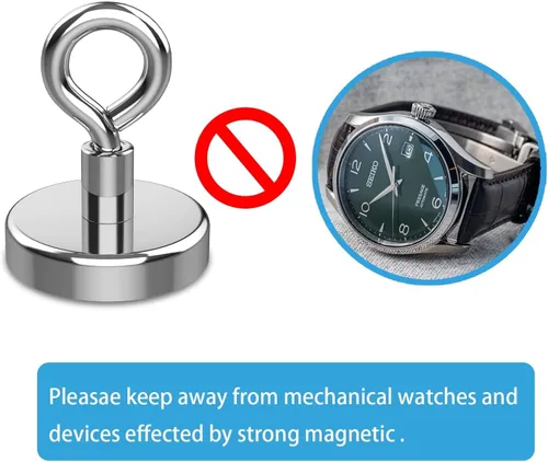 Miniatura 7 de KQWOMA Ganchos magnéticos para ojos, 12 ganchos magnéticos de neodimio fuertes para colgar, luces, herramientas, cocina, lugar de trabajo, oficina